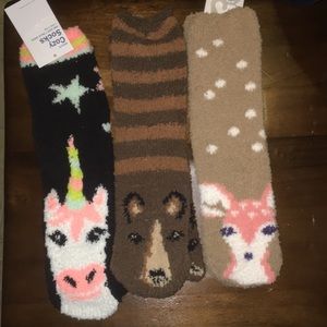 NEW Old Navy bundle 3 pairs cozy Xmas socks!!
